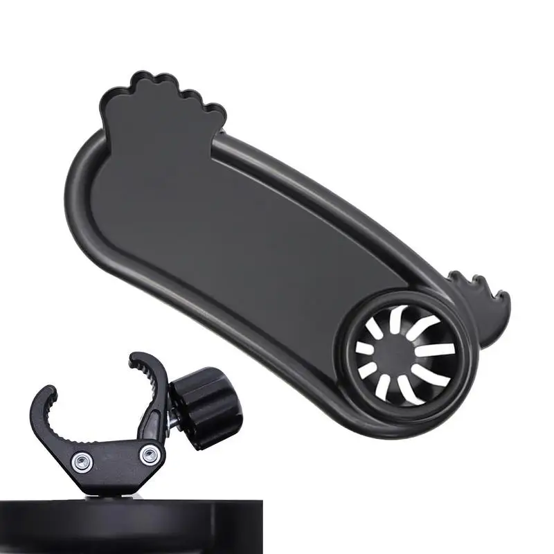 

Поднос для детской коляски, Универсальный Лоток для закусок С нескользящими ремешками и зажимом, легкий зонт для прогулочных часов