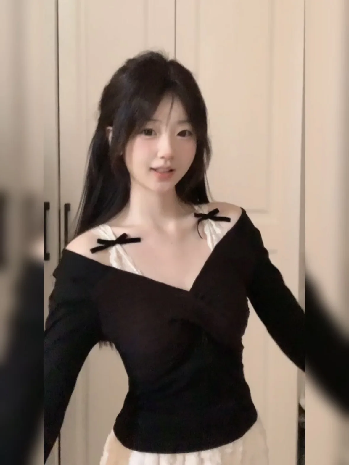 Корейская серия Gyaru кружевная рубашка с длинными рукавами женская осенняя