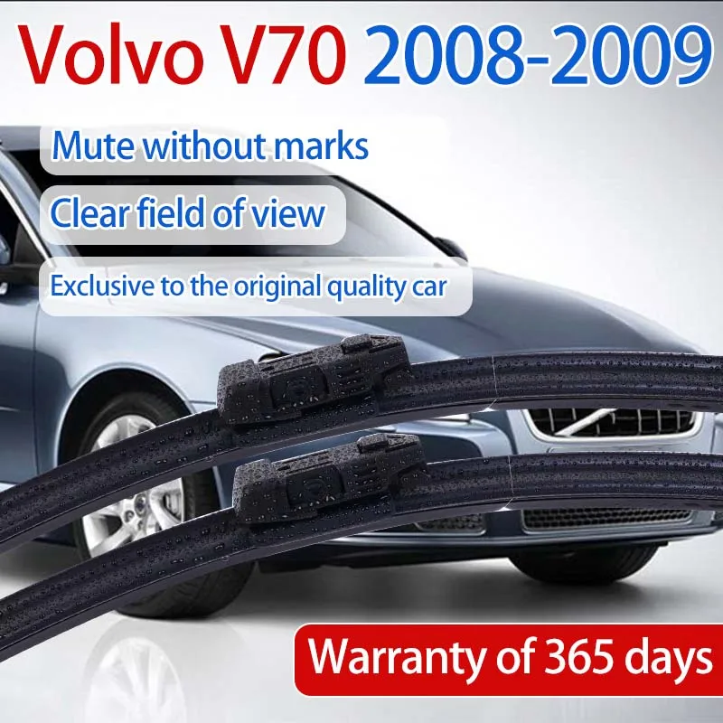 

Car Wipers Blade For Volvo V70 Universal Frameless Noise Reduction Silicone Windshield Rubber ShangKeWen Wiper Volvo Accessories