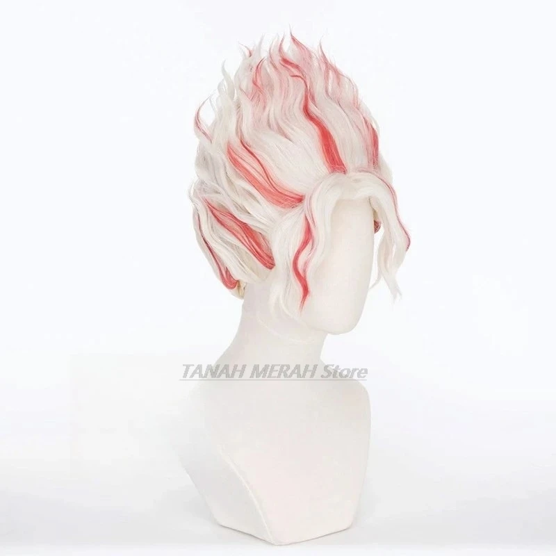 Okarun Occult Kun Косплей Парик Аниме Dandadan Очки Takakura Momo Ayase Белый Красный Короткие Волосы