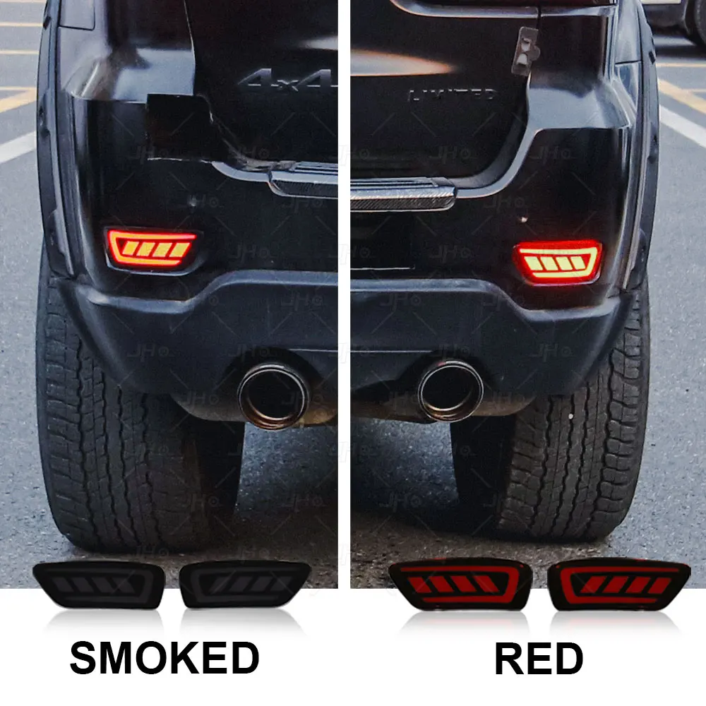 JHO светодиодный ная противотуманная фара для заднего бампера сменный комплект