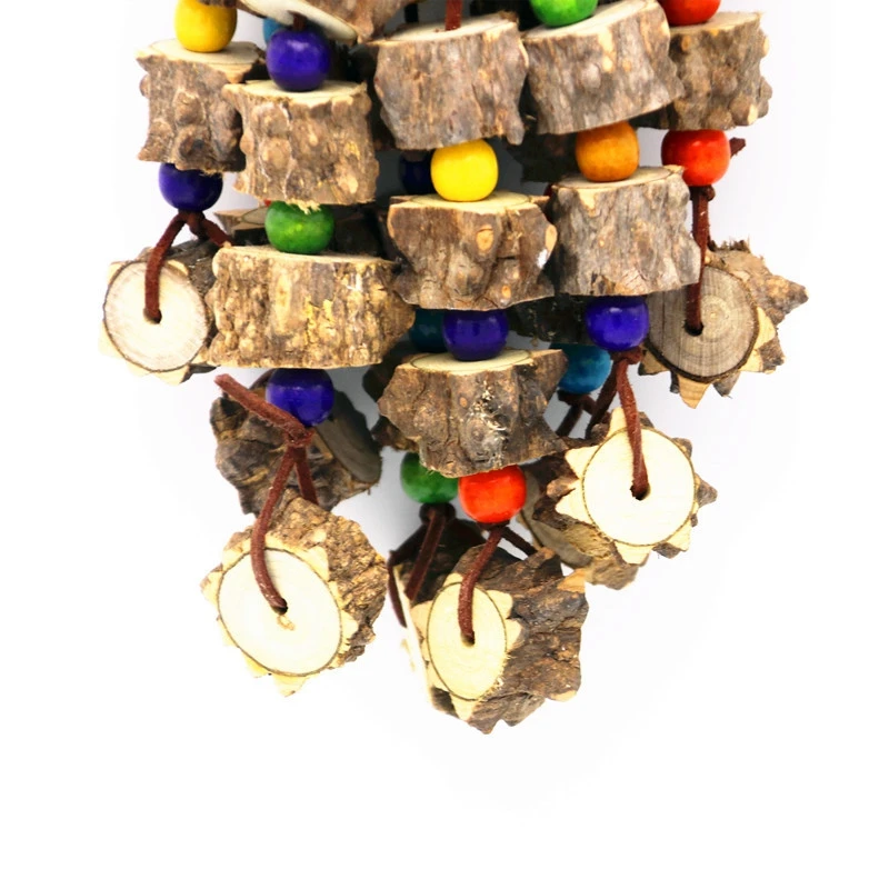 Игрушки для птиц из натурального дерева большой попугай игрушки лучшие