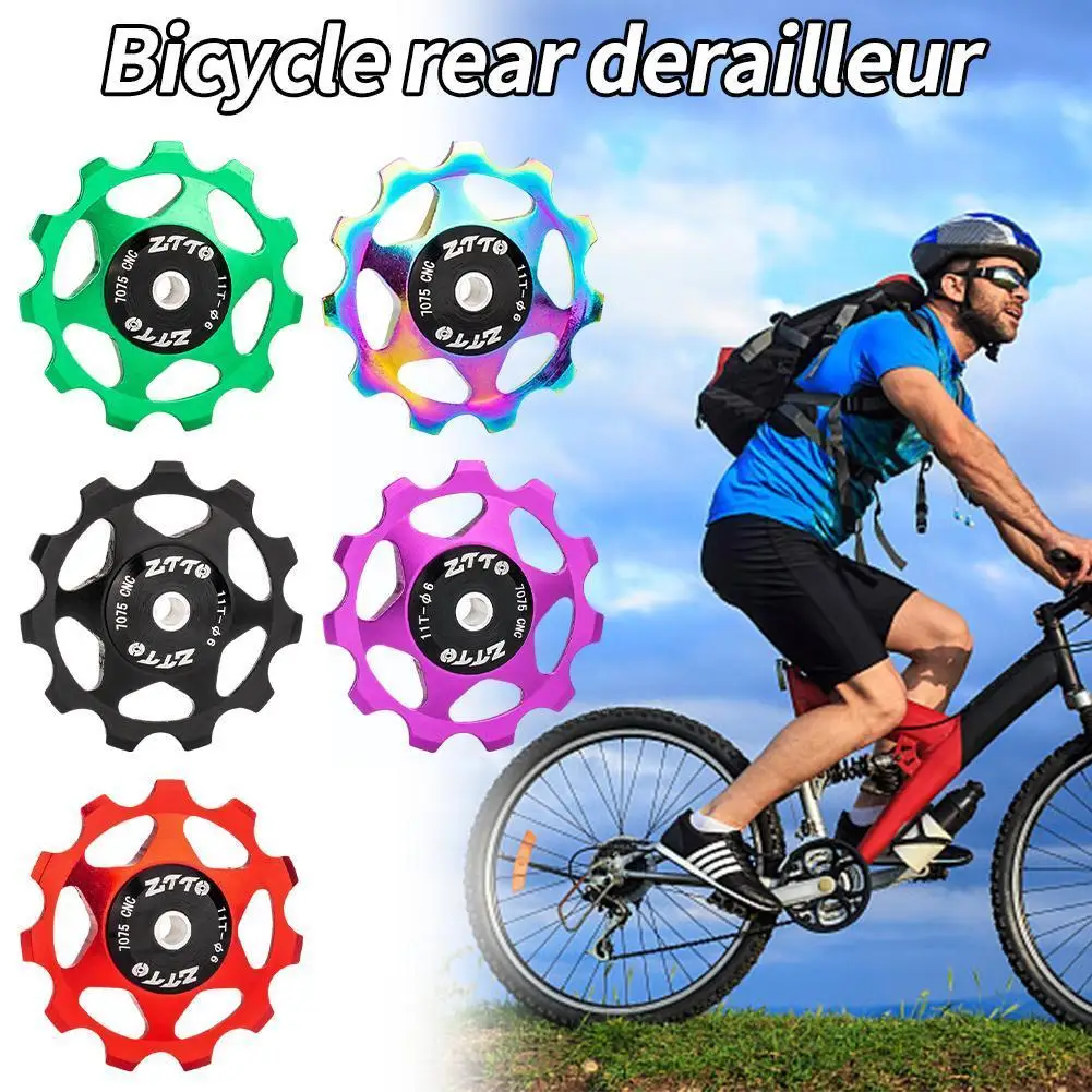 

MTB Road Bike Meroca Guide Pulleys 11T 13T Sealed Bearing 7/8/9/10 Wheel Rear Pulley Derailleur Jockey Speed X8U9