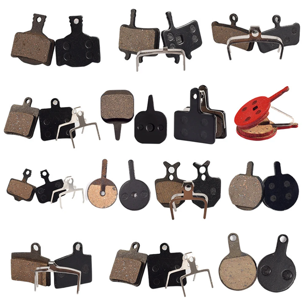 

Bicycle Bike Disc Brake Pads Semi-Metal Latch Resin Cycling Accessories For Multiple Brands Mountain Bikes Resin Metal Parts