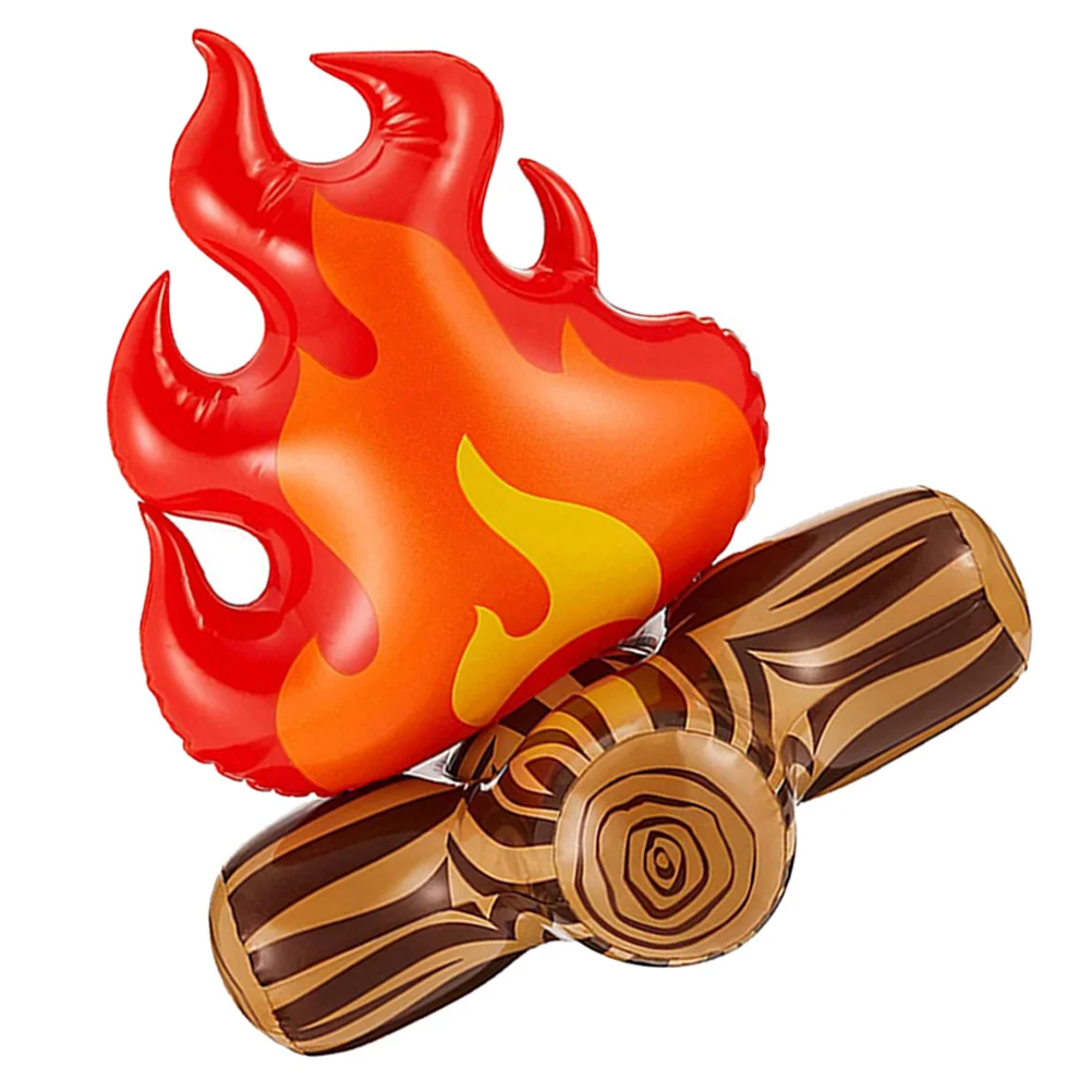 Надувная Модель пламени реквизит для украшения двора ПВХ костра аксессуары