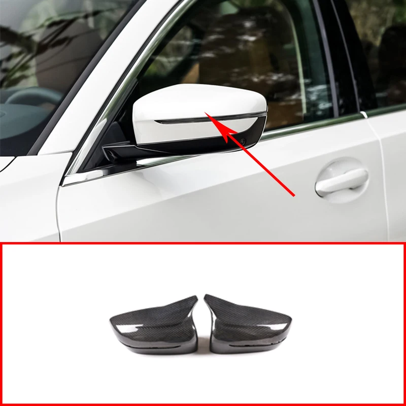 

Real Carbon Fiber For BMW 3 5 7 Series G20 G28 G30 6 Series GT Rearview Mirror Cap Replacement Mirror Cover Car Accessories Y