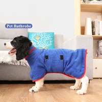 pet bathrobe dog bath towel 356g microfiber super absorbent quick dry puppy coat for large dogs clothes pet grooming supplies