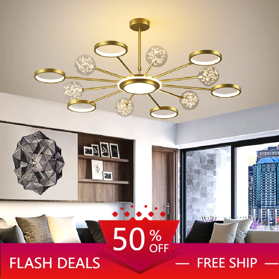 

Nordic Designer Living Room Molecule Chandeliers Creative Personality Household Light Luxury Bedroom Restaurant Magic Bean Lamp