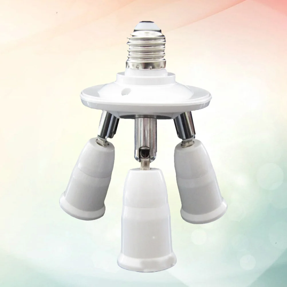 

Socket Light Lamp E27 Holder Bulb Splitter Adapter Way Led Multi Heads Pbt Base Bulbs Extender
