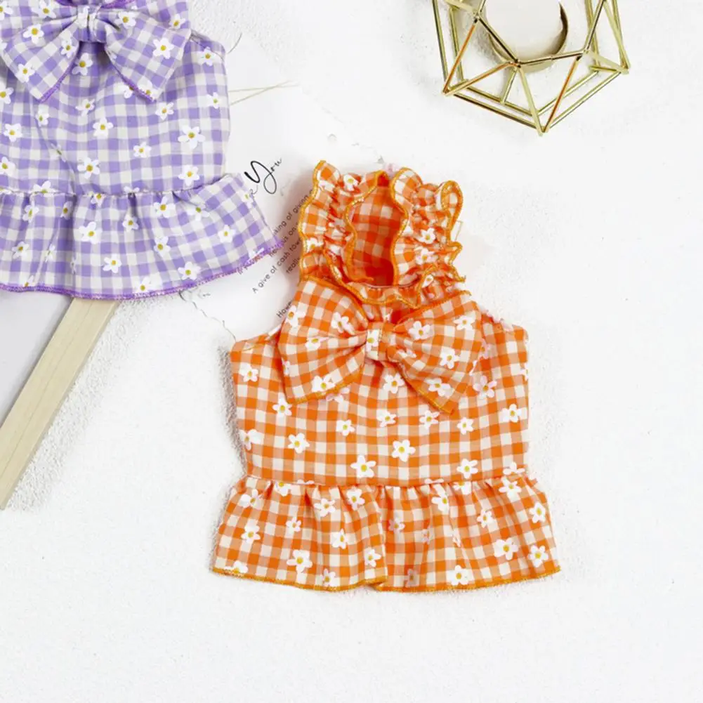 

Дышащий Уютный жилет для питомца одежда без рукавов для щенка яркие цвета платье для питомца удобное для весны