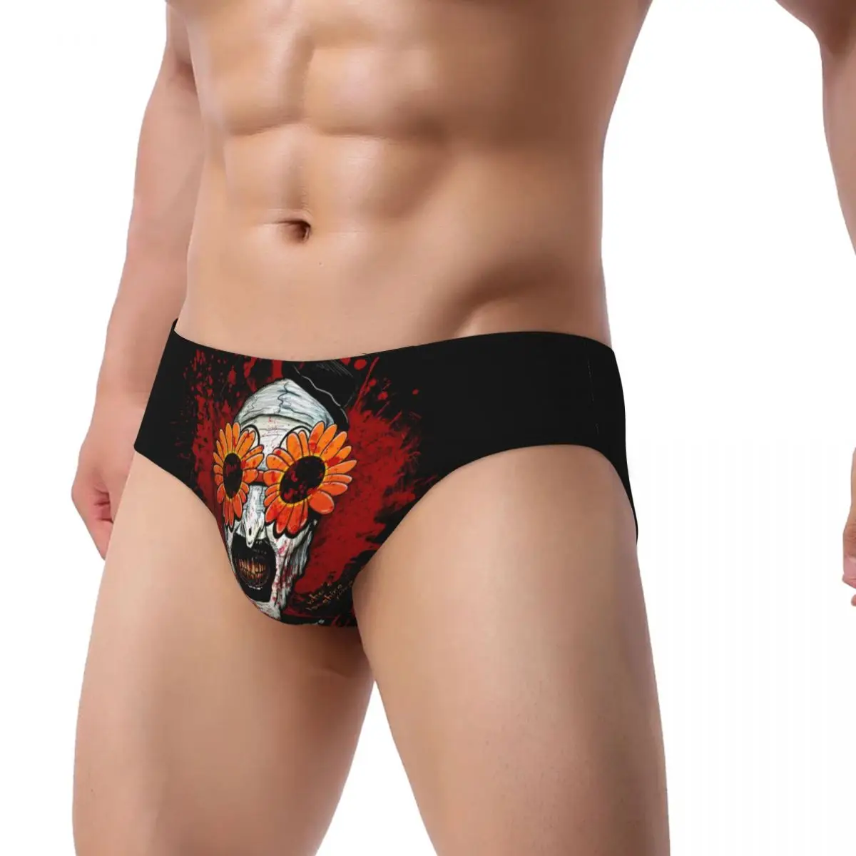 Фото Трусики Custom Terrifiers Art The Clown для женщин, дышащее эластичное нижнее белье №2