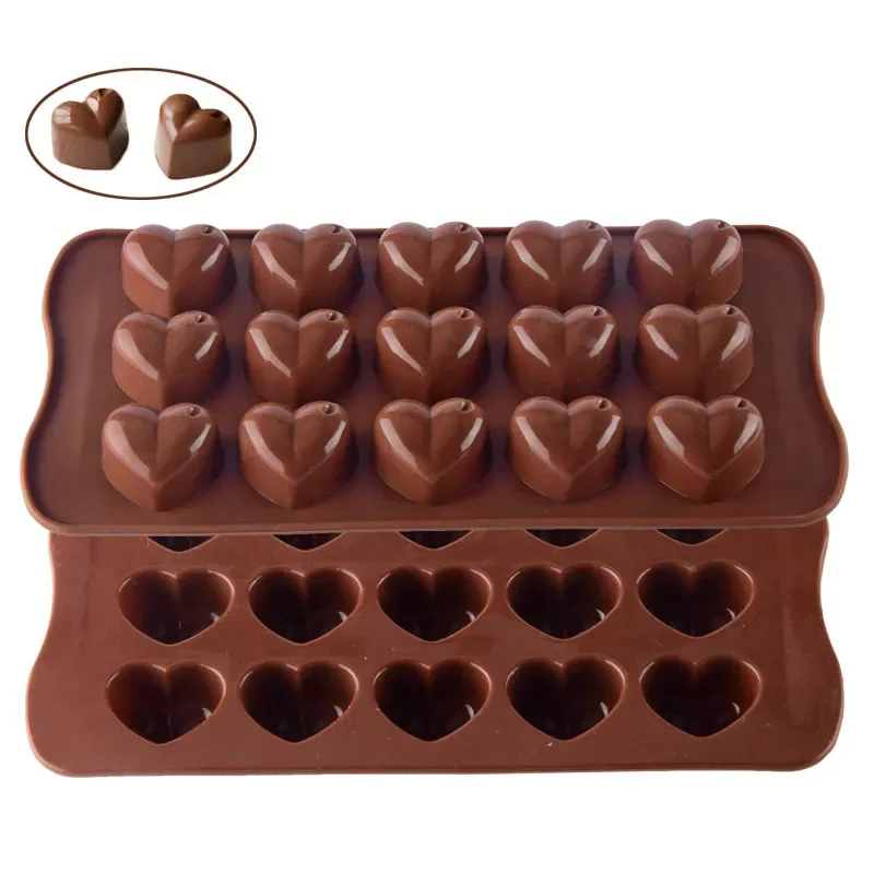 

Silicone Mold 12 Chocolate Mold Fondant Patisserie Candy Bar Mould Cake mode Decoration kitchen Baking Accessories
