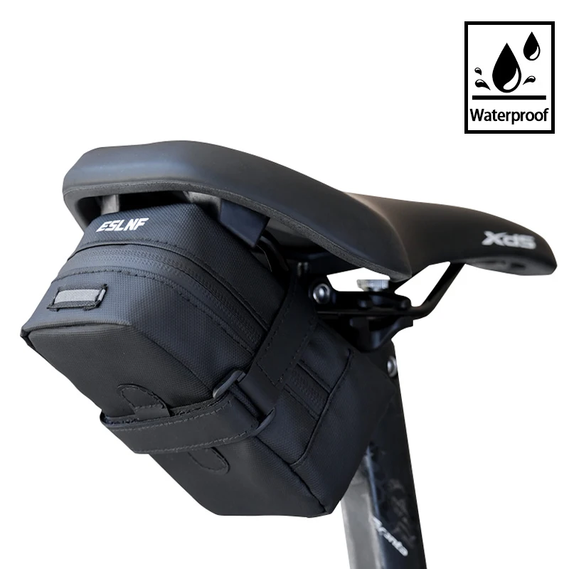 Велосипедная Сумка-седло светоотражающая вместительная сумка на заднее сиденье