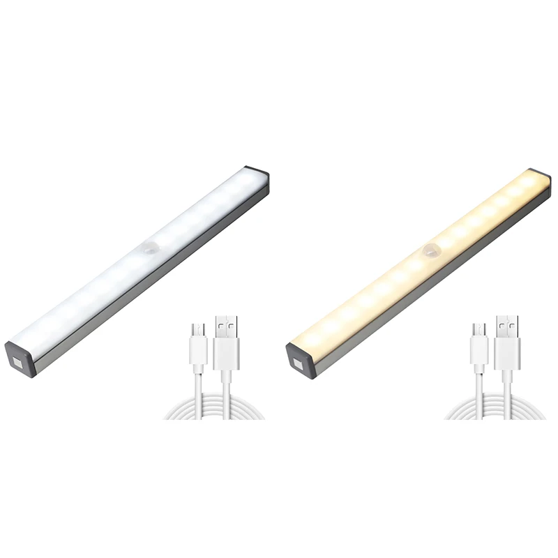 

Светильник с пассивным инфракрасным датчиком движения, 14 регулируемых яркостей, светодиодный магнитный Ночной светильник безопасности дл...