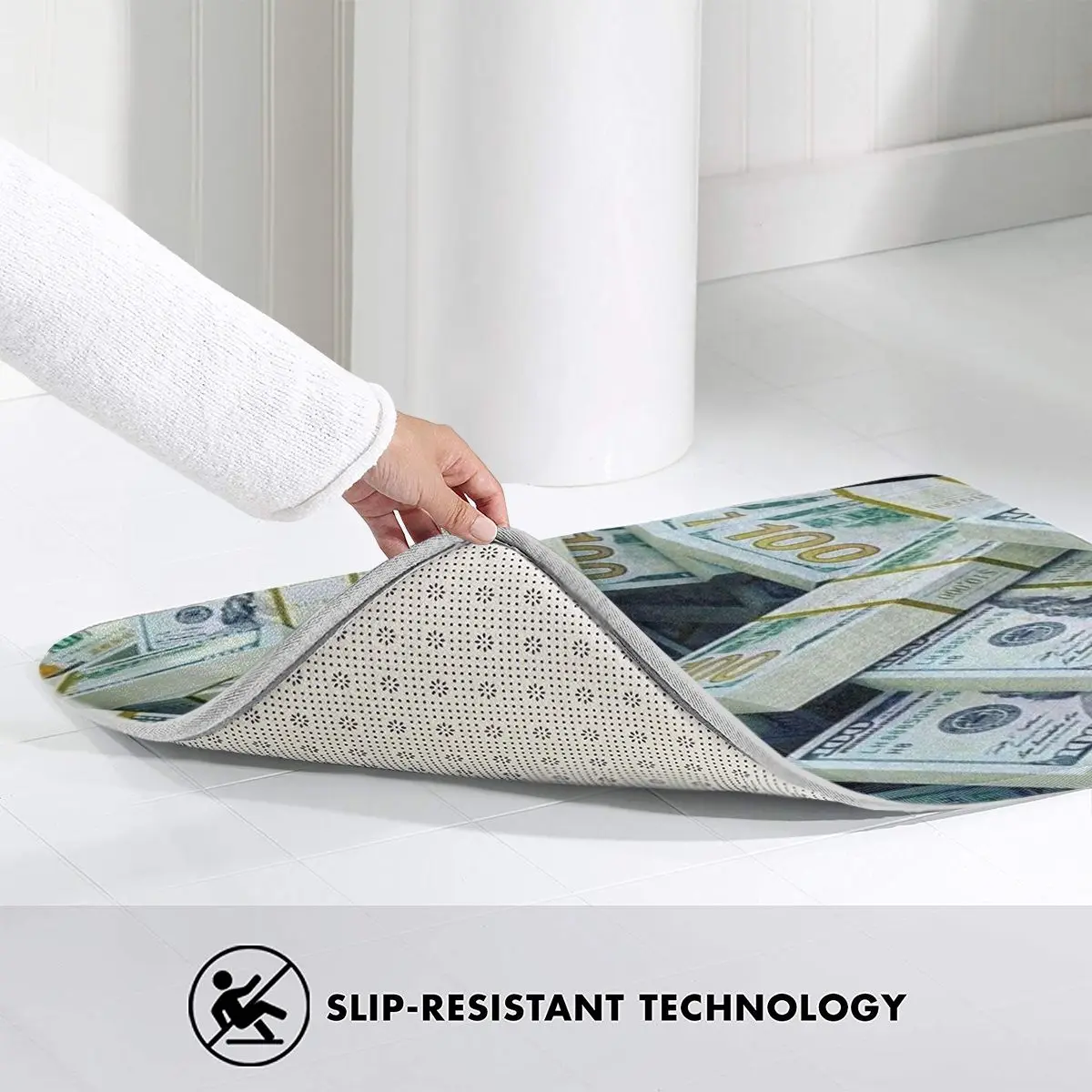 Французский Ретро-коврик с изображением долларов декор для гостиной и спальни