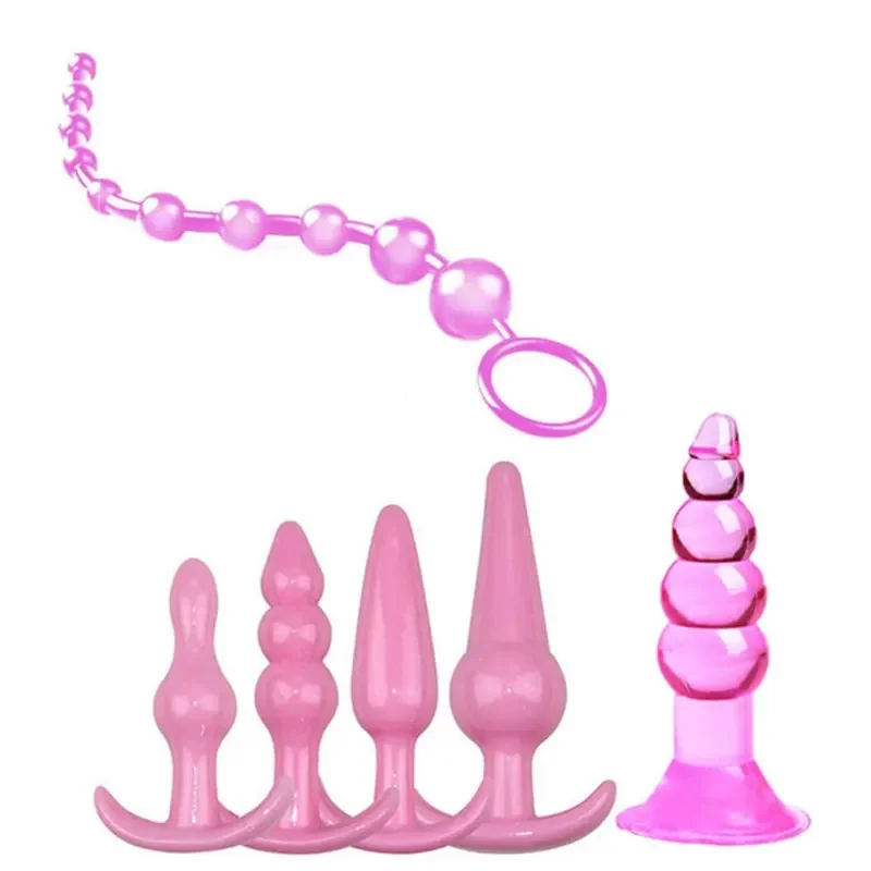 6 шт. Анальная пробка тренировочный комплект сексуальная смазка анальный набор