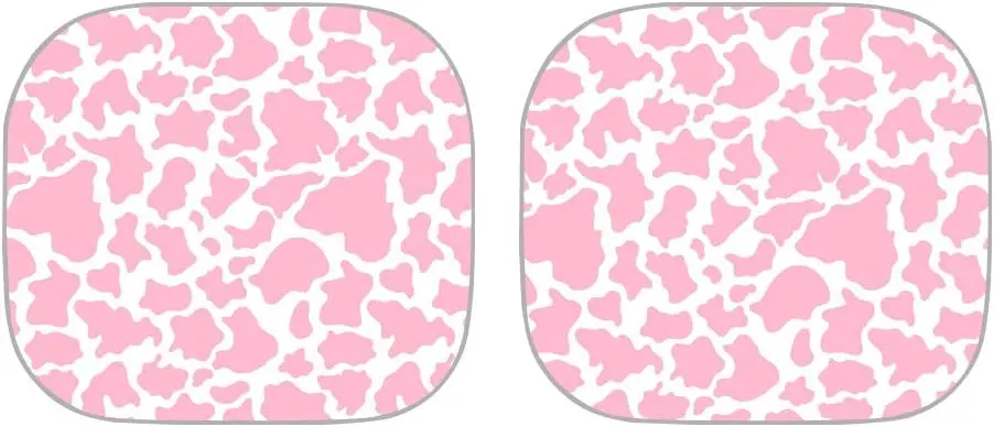 

WELLFLYHOM розовые солнцезащитные козырьки с коровьим принтом для лобового стекла автомобиля для женщин Камуфляжный автомобильный солнцезащитный козырек для переднего окна солнцезащитный козырек для внедорожника