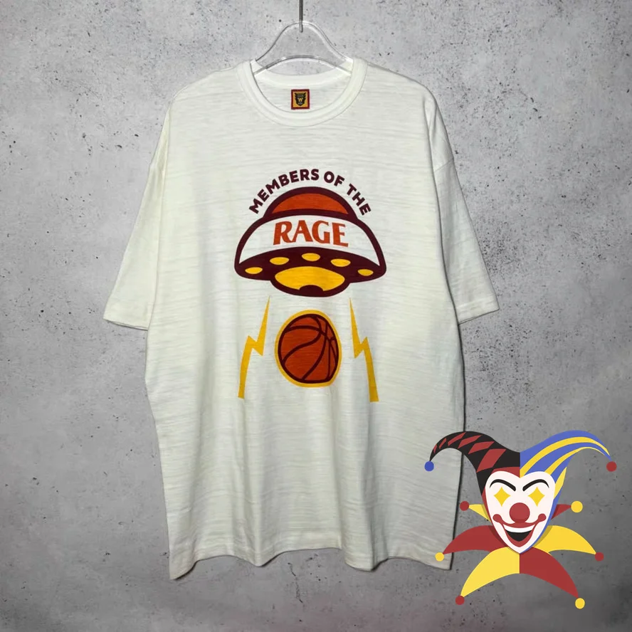 

Human Made T-shirts Men Women 1:1 High Quality Basketball Printing Top Tees Oversized T Shirt