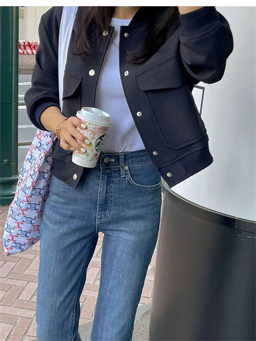 Куртка Alien Kitty Женская в Корейском стиле бейсбольная куртка шикарная свободная