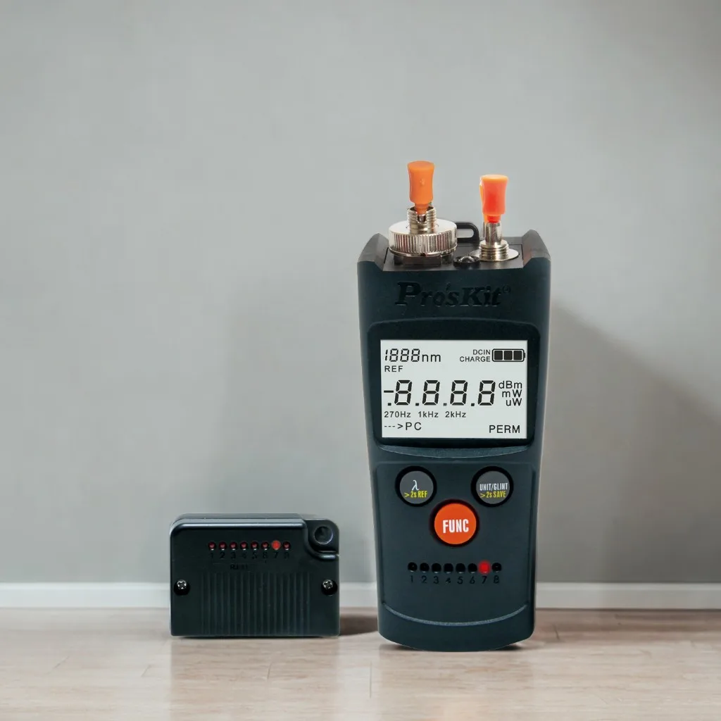 Pro'sKit MT-7602-C Измеритель мощности оптоволокна 4-в-1 тестовая ручка для лазерного
