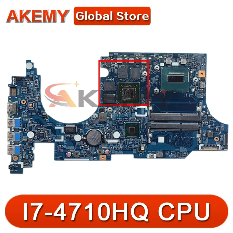 

Akemy Laptop Motherboard For ACER Aspire VN7-591G I7-4710HQ Mainboard 14206-1 448.02W02.0011 SR1PX N15P-GX-A2 DDR3