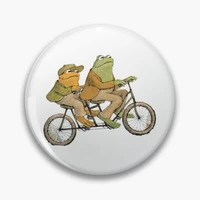 frog toad pin fashion soft button pin lover creative gift collar decor customizable