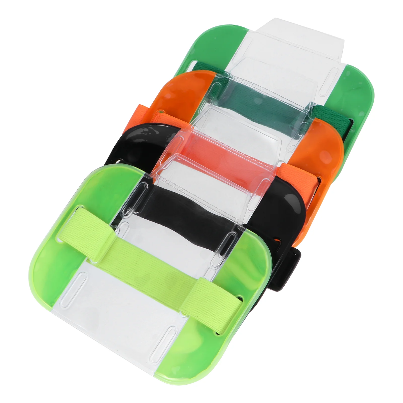 

4 Pcs Credit Card Protector Sleeves Arm Badge Holders Supply Work Permit Worker Tool Office gadgets
