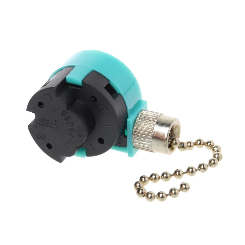 3A/250V 6A/125V Переключатель на молнии 3-скоростной тяговой цепи управления Настенный