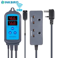 inkbird digital wi fi humidity controller plug n play ihc 200 dual relay output support humidifier dehumidifier fan iosandriod
