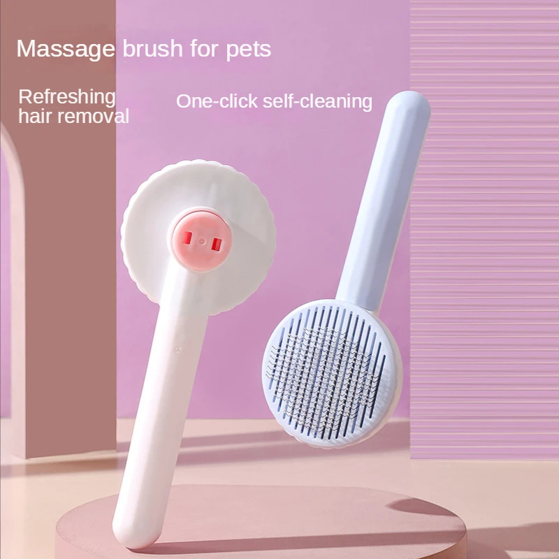 

Pets, pets, cleaning, pet products, beauty brushes, pet combs, stainless steel fine needle combs, one button hair removal