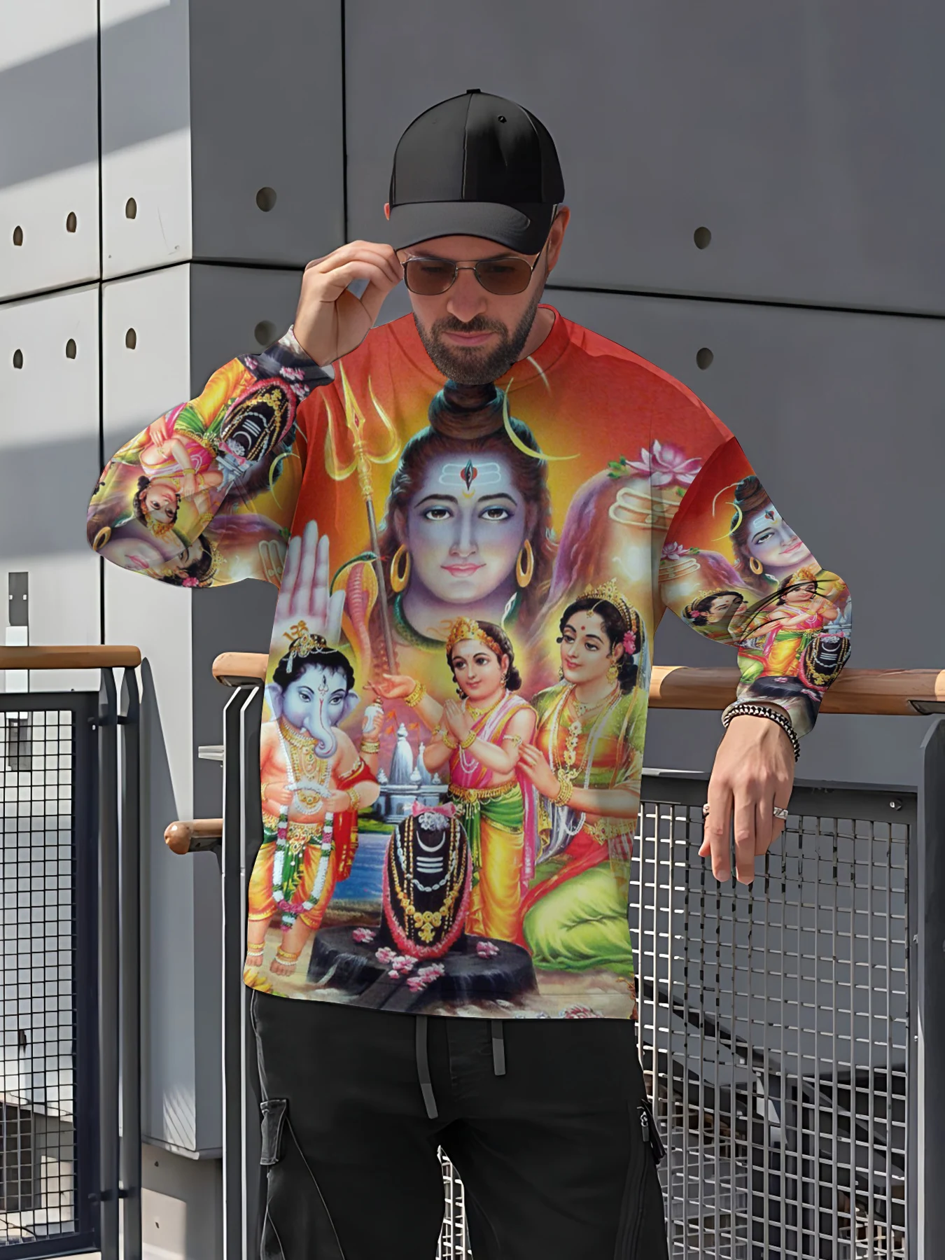 

Толстовка Мужская/Женская Осенняя с принтом и длинным рукавом