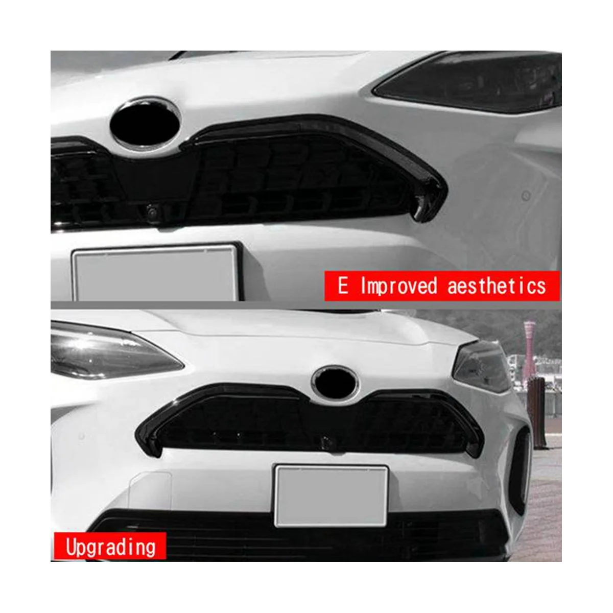 Для Toyota Yaris Cross 2020 2021 крышка переднего капота автомобиля гриль для губ молдинговая