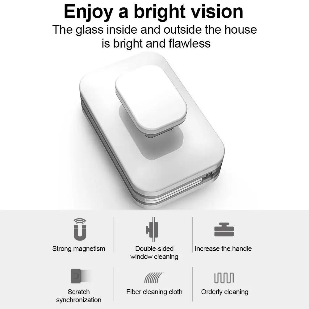 Магнитный очиститель окон 3-10 мм двухсторонний стеклоочиститель щетка для мытья