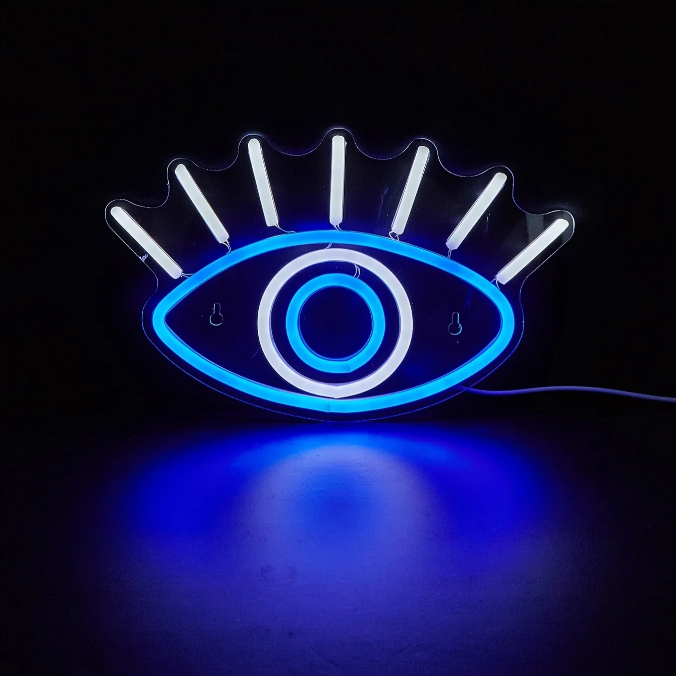 

Неоновая вывеска-глаз из акрила для декора