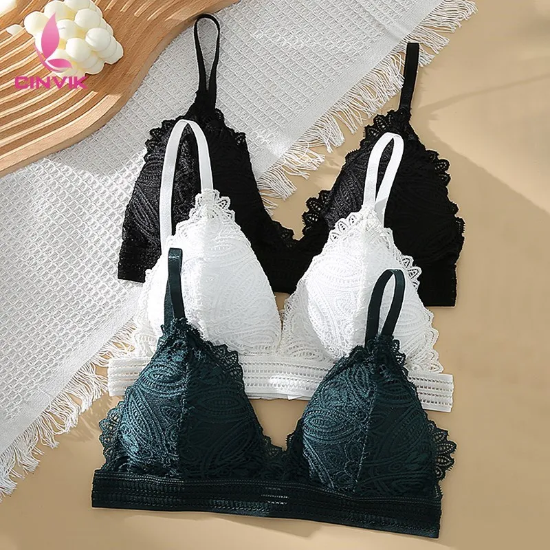 

Кружевной бюстгальтер с сердечком для женщин Женский кружевной бюстгальтер с чашками пуш-ап и глубоким V-образным вырезом