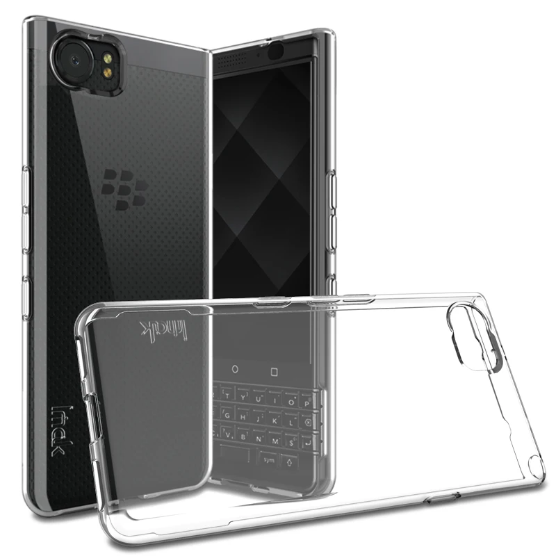Чехол для BlackBerry Keyone Обложка IMAK прозрачная кожа мягкие силиконовые чехлы из ТПУ