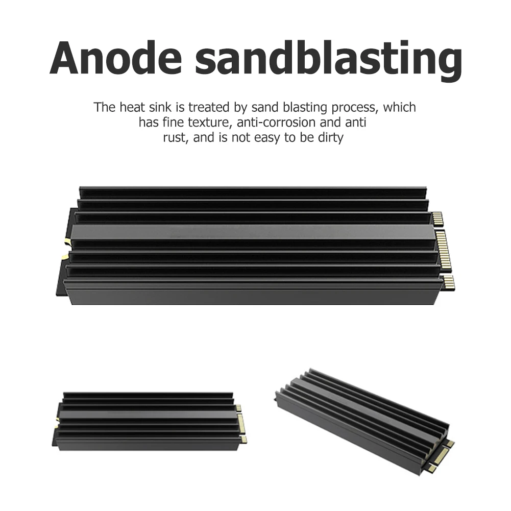 

M.2 SSD NVMe Radiator M2 2280 Solid State Drive Aluminum Radiator Gasket M2-3 for Desktop PC Computer Accessories