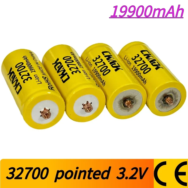 

Original 32700 3.2V 19900mAh Rechargeable Lithium Battery 32650 LiFePO4 5C Discharge Battery for Backup Power Flash of Charge