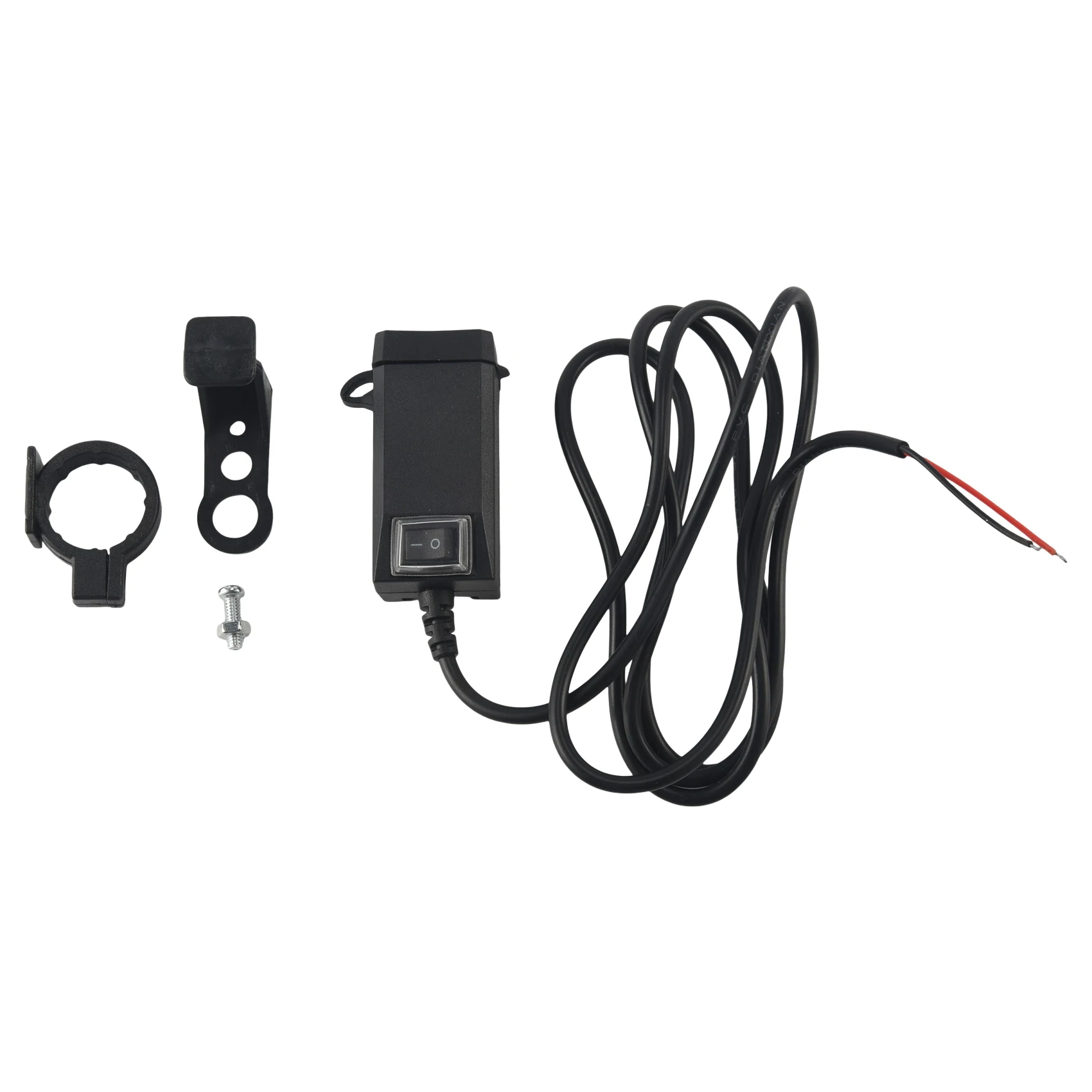 

Водонепроницаемый QC 3,0, двойной USB, 12-24 В, мотоцикл, мотовездеход с выключателем