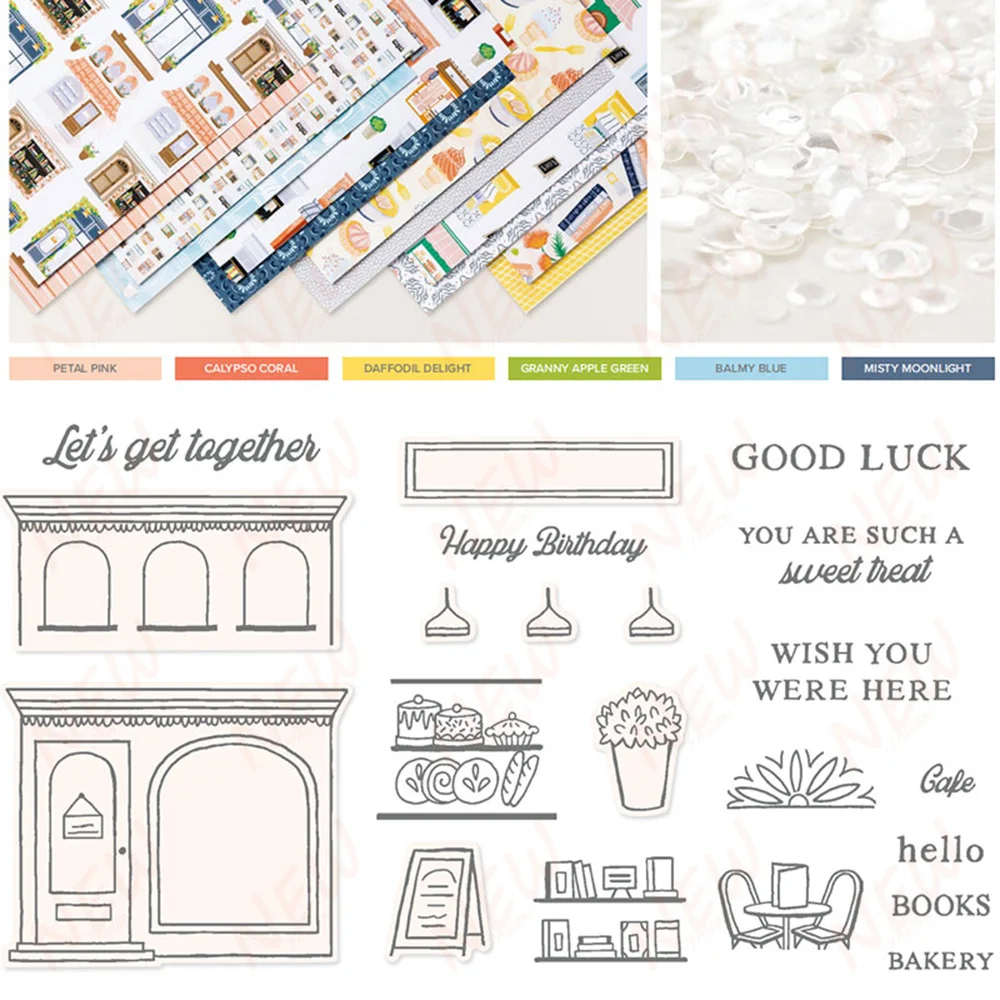 

Let's Go Shopping 2023 New Metal Cutting Dies Stamps Diy Scrapbooking Card Stencil Paper Cards Handmade Album