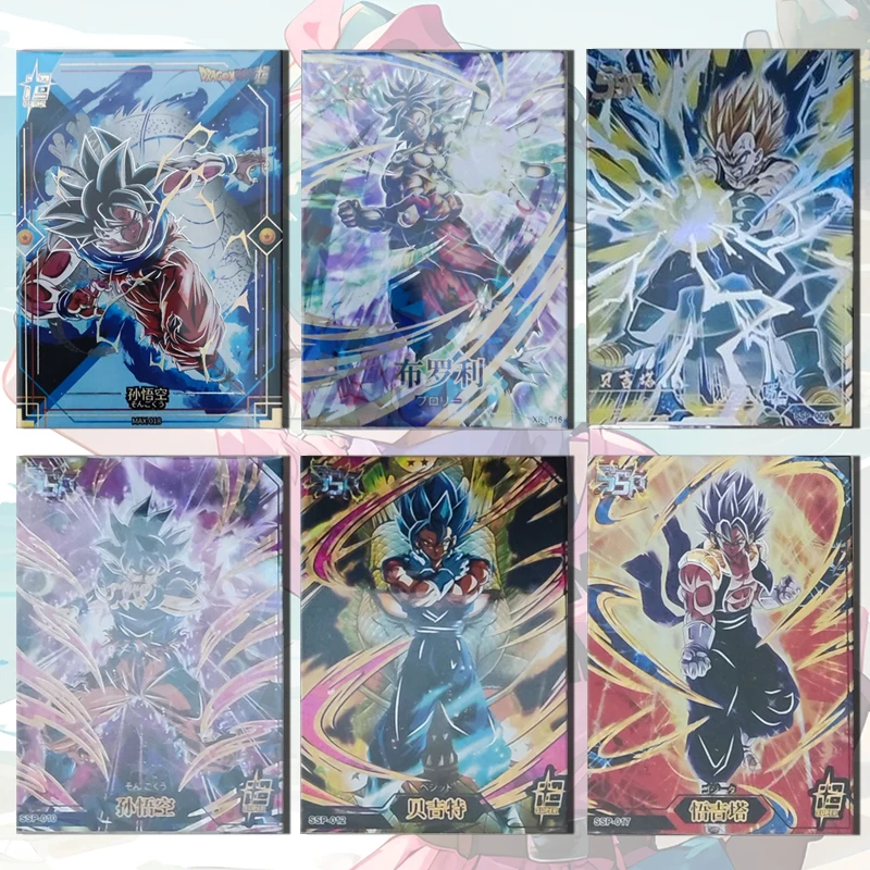 Dragon Ball Son Goku Bejita Yonsei Broli Gogeta Majin Buu Android 18 Фриза SSP карта для мальчиков Коллекция