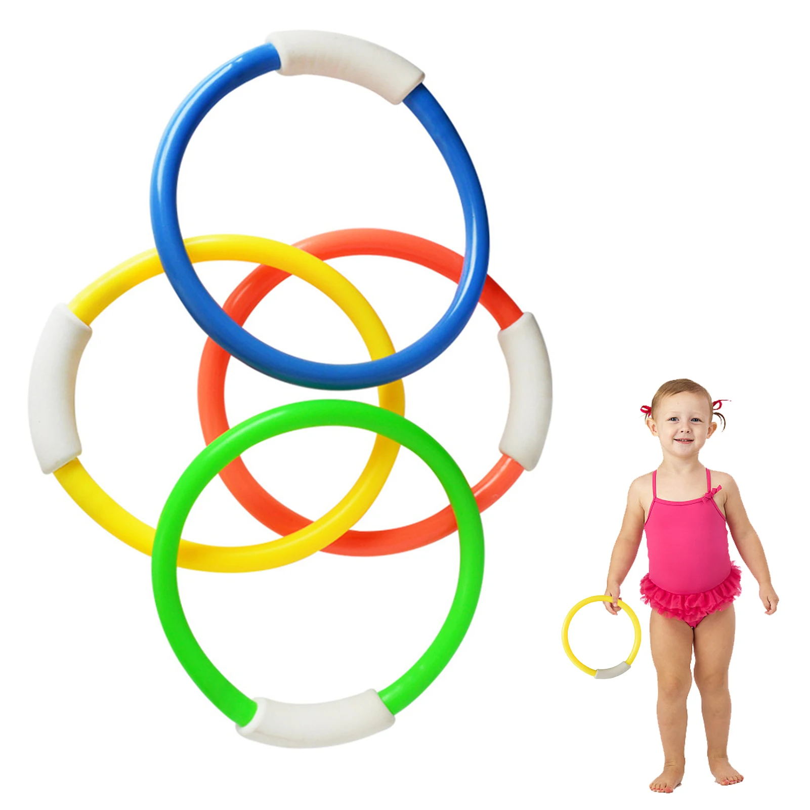 

Кольца для бассейна детские для дайвинга, игрушки для дайвинга, плавательный круг для бассейна, игрушки для дайвинга, подарки для детей 7-14