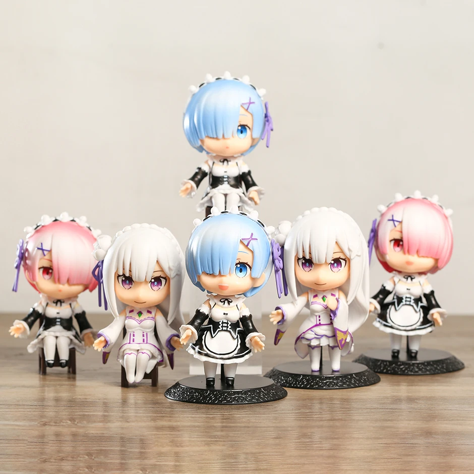 

6 шт./набор, фигурки героев мультфильма «Re:ZERO»
