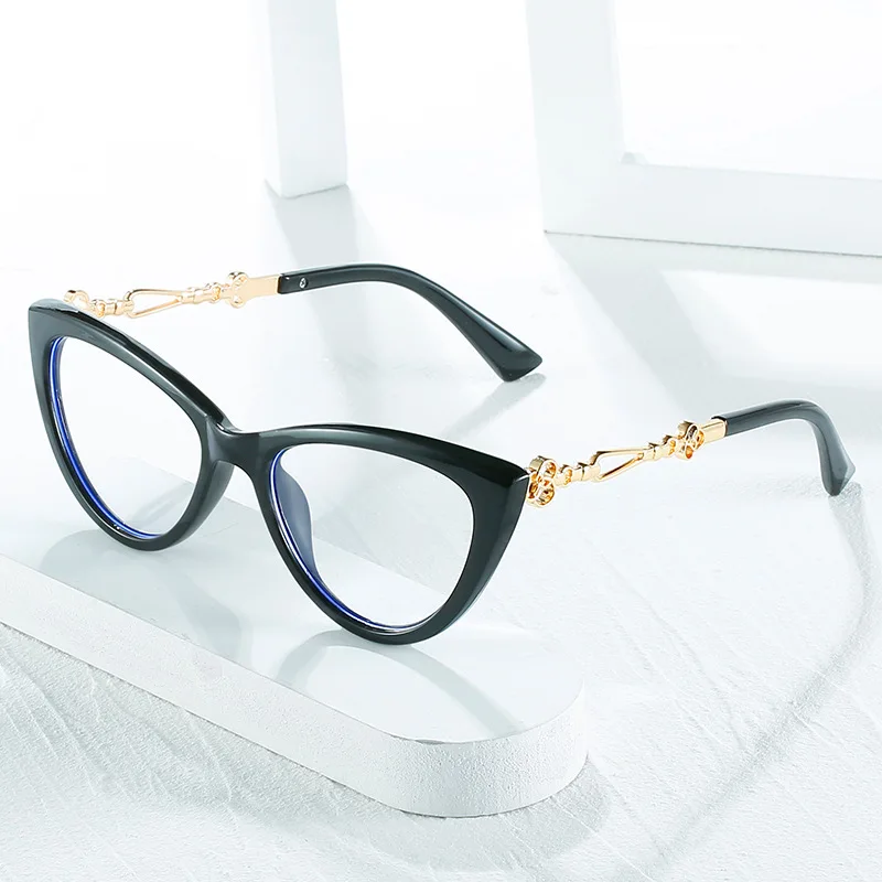 

Cat Eye Reading Glasses Female Anti Blue Light Glasses Women Prescription Glasses Myopia Eyeglasses Frames Eyewear 0 +1.25 +2.25