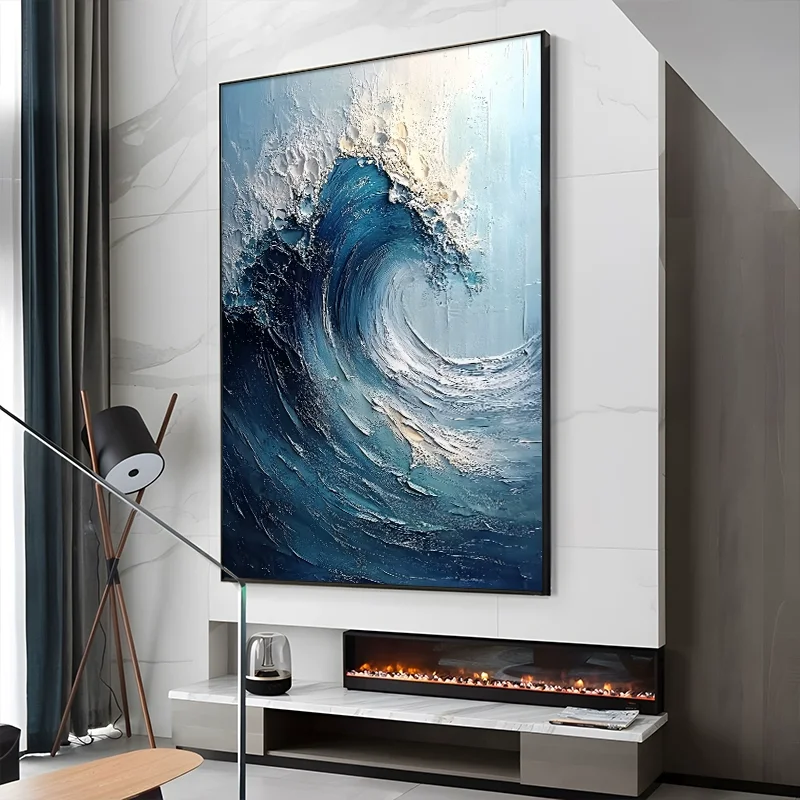 

Картина маслом MYT Abstract Knife 3D Wave