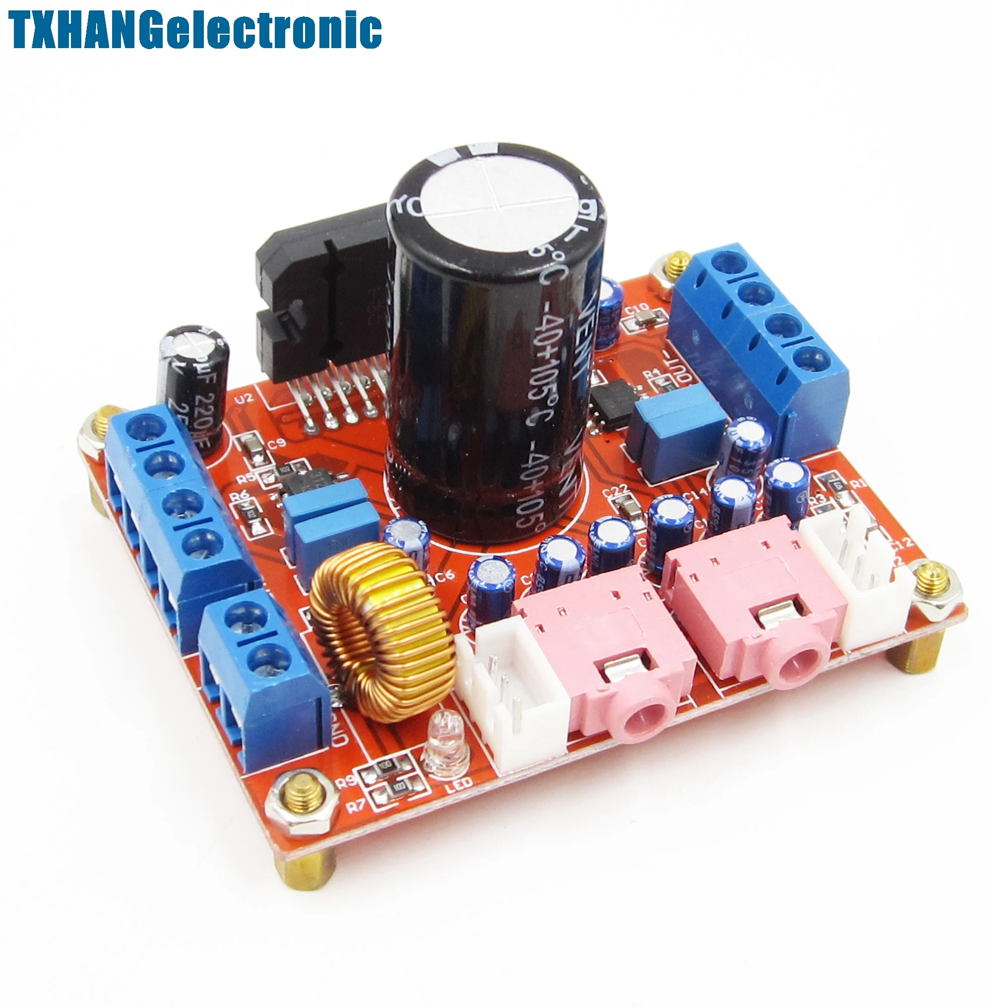 TDA7850 4X50W автомобильный аудио усилитель мощности, плата, модуль BA3121, Denoiser DC 12V, сделай сам, электроника