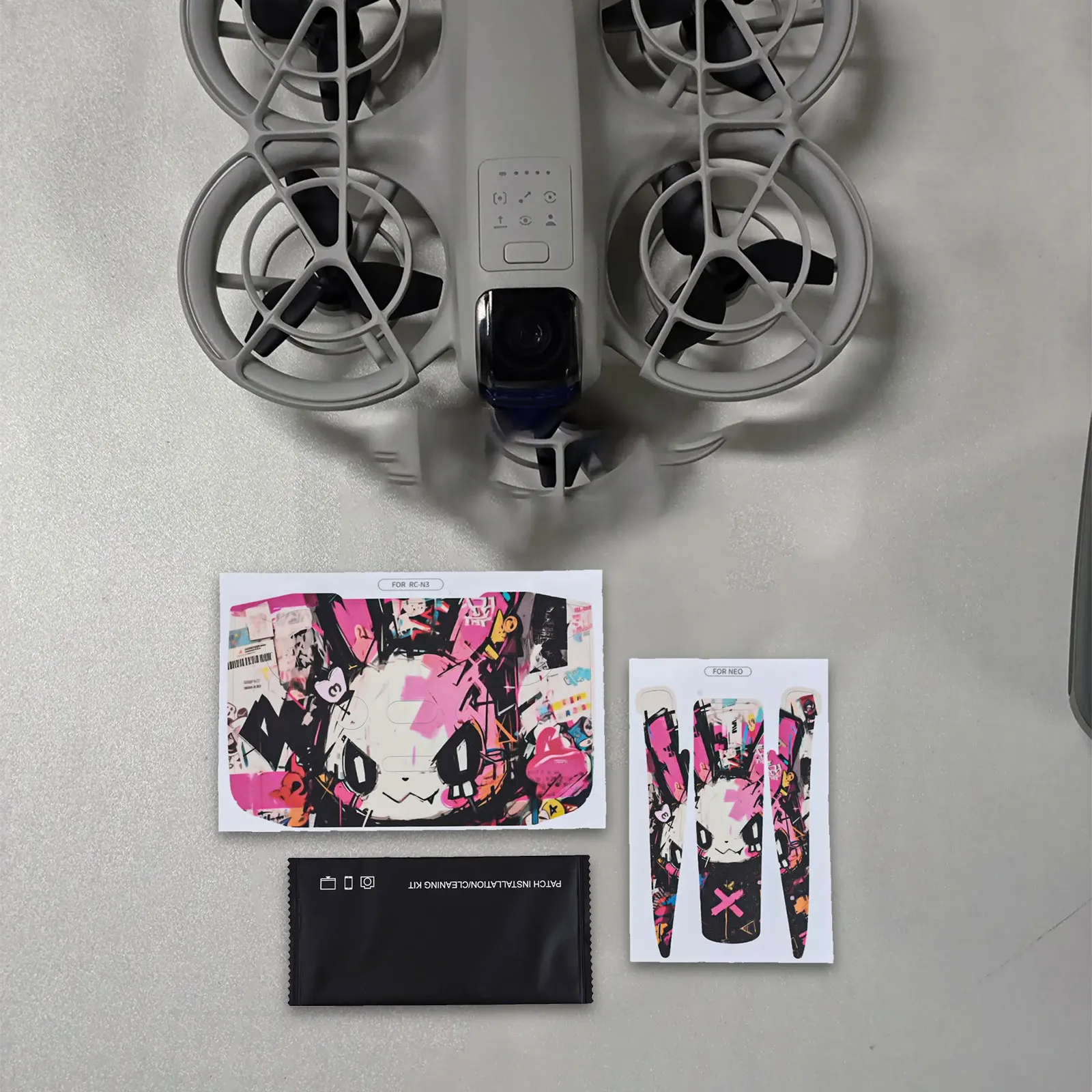 Sunnylife подходит для наклеек DJI NEO ПВХ корпус пульт дистанционного управления