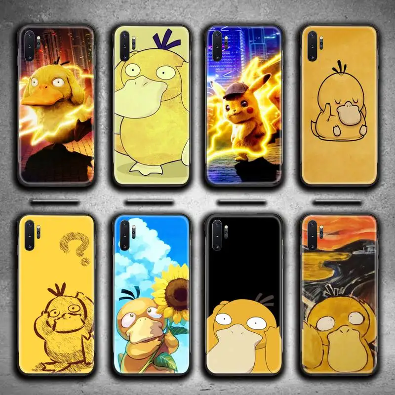 

Pokemon Psyduck Phone Case For Samsung Galaxy Note20 ultra 7 8 9 10 Plus lite M51 M21 M31S J8 2018 Prime