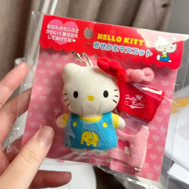 

Плюшевые Милые Мультяшные куклы Hello Kitty Sanrio, брелок, аниме плюшевые игрушки для девочек, детские игрушки, подарок на день рождения