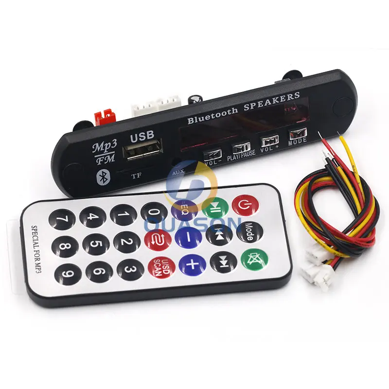 

Bluetooth MP3 Decoding Board Module w/ SD Card Slot / USB / FM / Remote Decoding Board Module